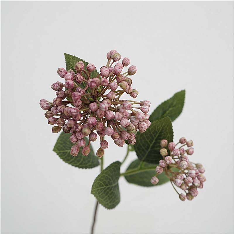 Simulated hydrangea fruit with two branches
