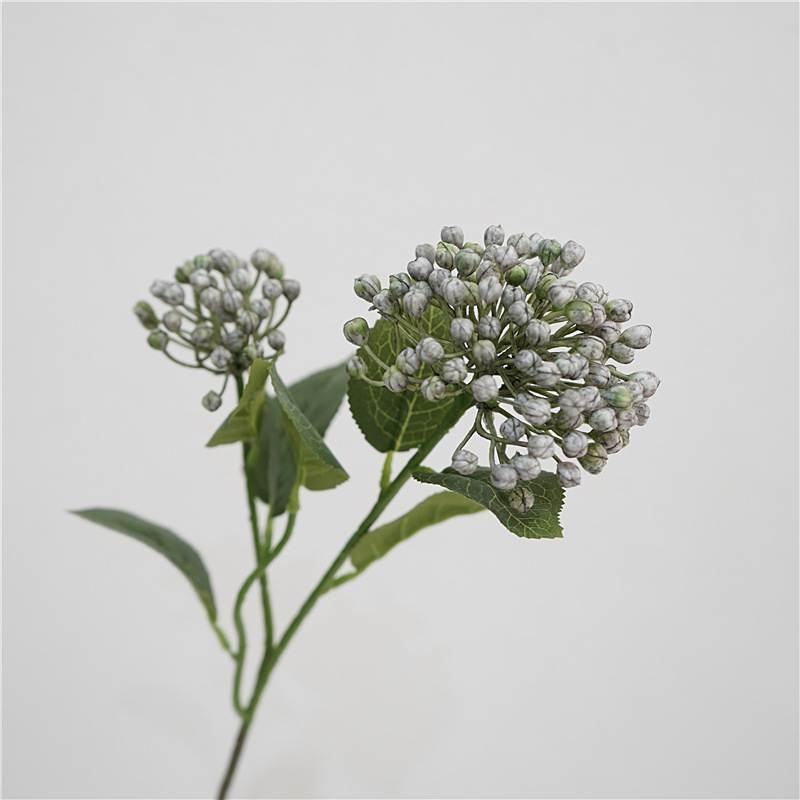 Simulated hydrangea fruit with two branches