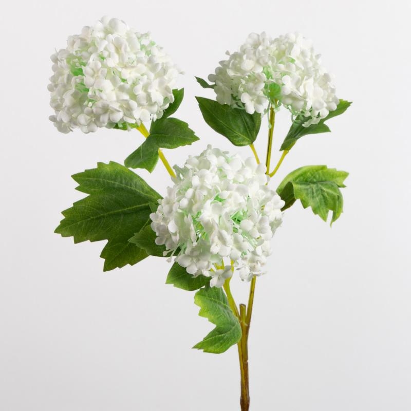 Artificial hydrangea with three flowers
