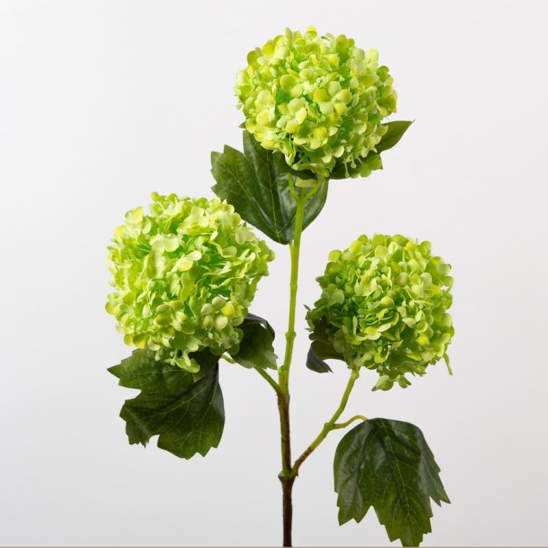 Artificial hydrangea with three flowers