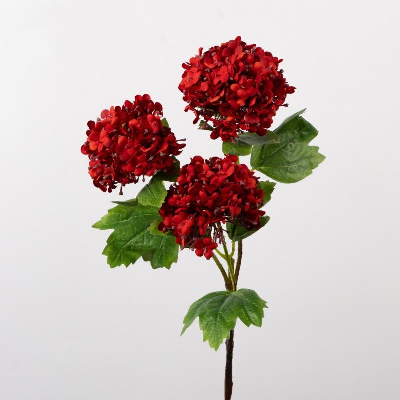 Artificial hydrangea with three flowers