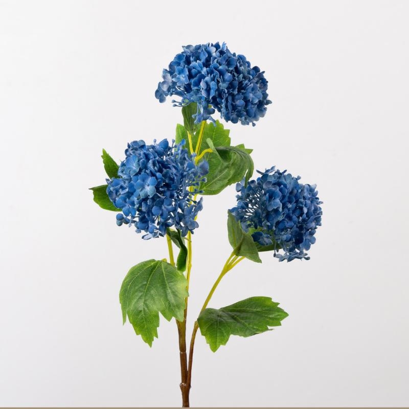 Artificial hydrangea with three flowers