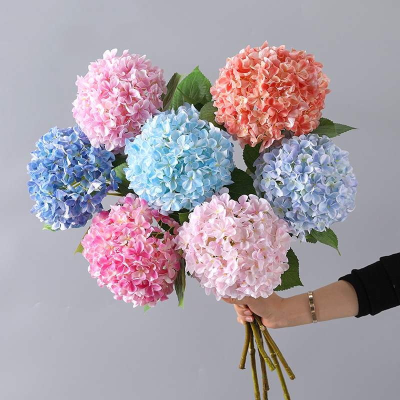 Wholesale of artificial hydrangea flowers in various colors