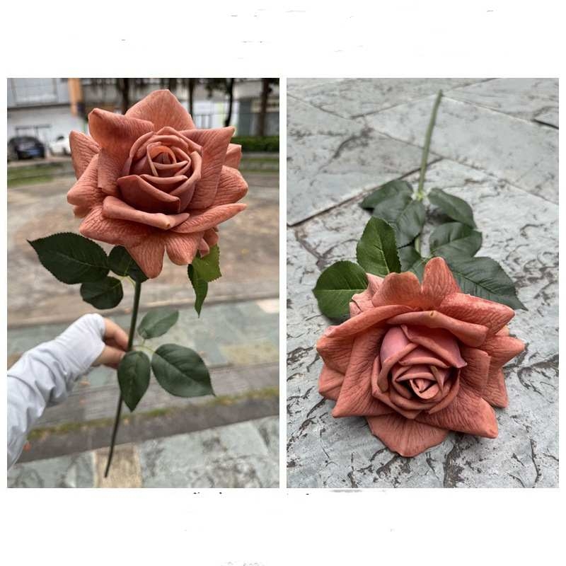 Moisturizing rose with curled edge