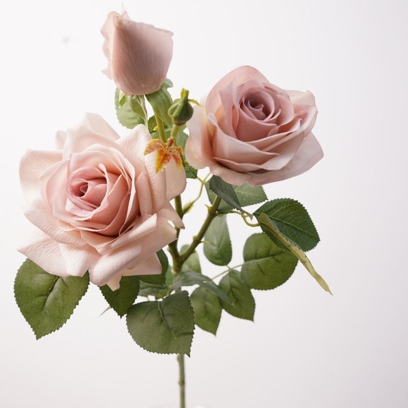 Autumn-style artificial rose bouquet