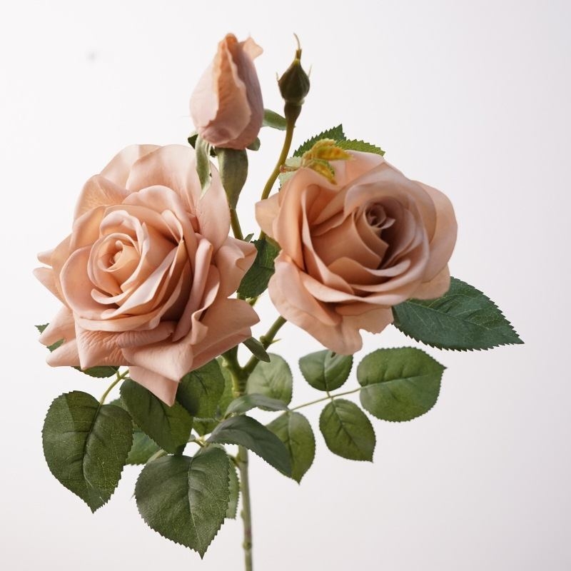 Autumn-style artificial rose bouquet