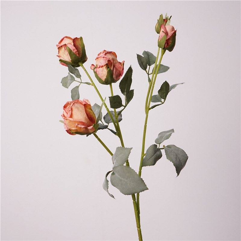 Artificial roses with 5 flowers