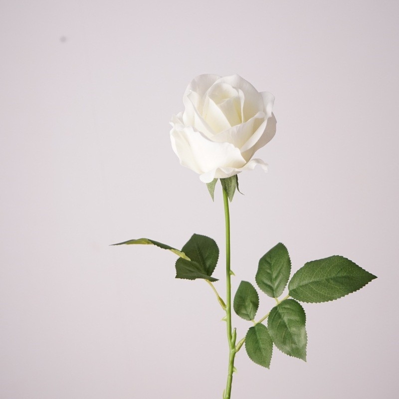 Realistic-feeling moisturizing fake rose
