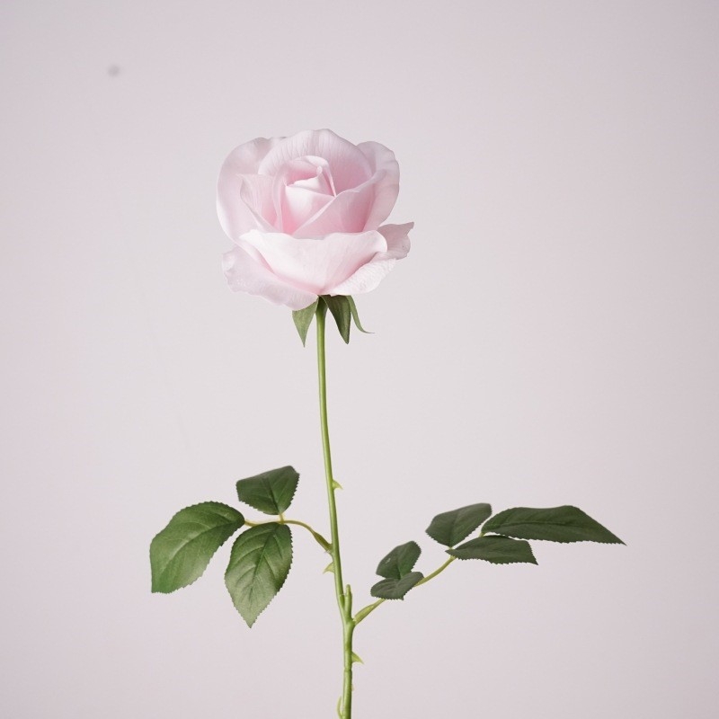 Realistic-feeling moisturizing fake rose
