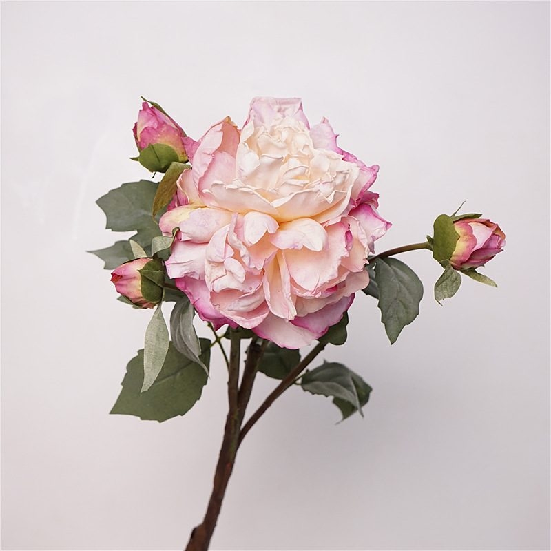 Artificial peony with 4 flowers
