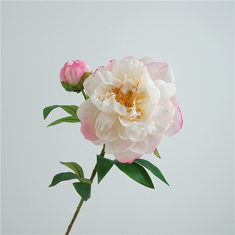 Artificial peony with 2 flowers