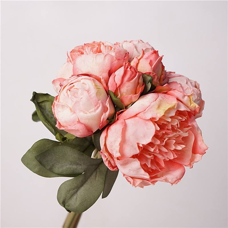 Vintage-style peony bouquet