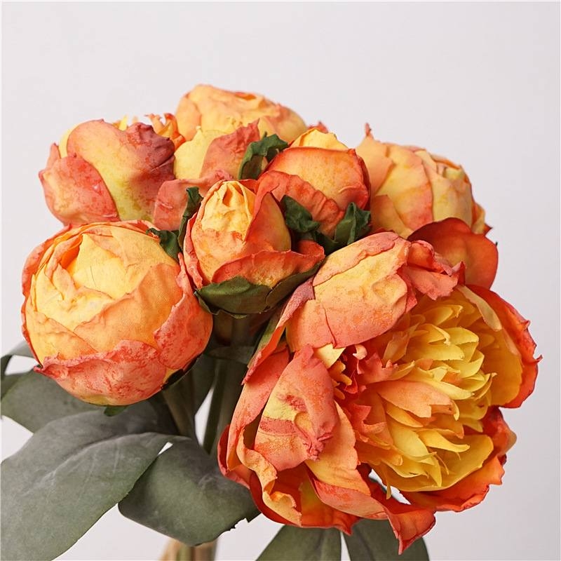 Vintage-style peony bouquet