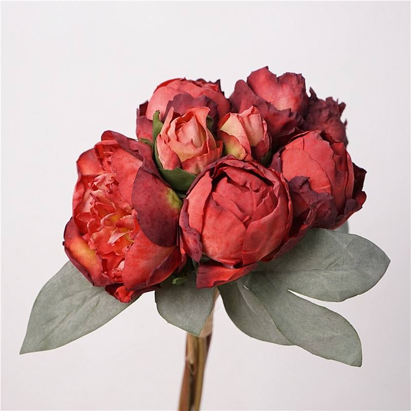 Vintage-style peony bouquet