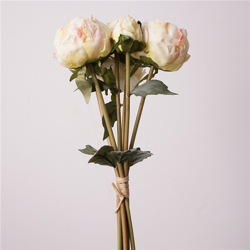 Bouquet of artificial peony buds