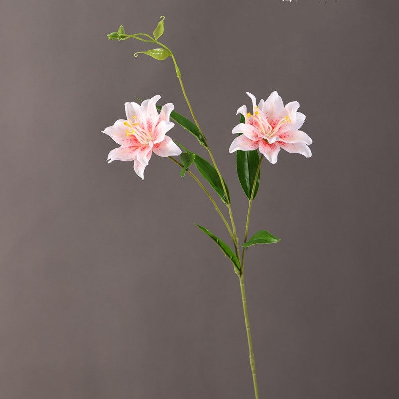 Artificial lilies with two flowers