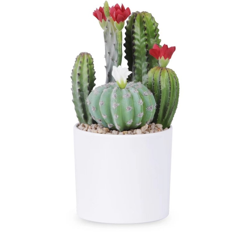 Artificial cactus bonsai
