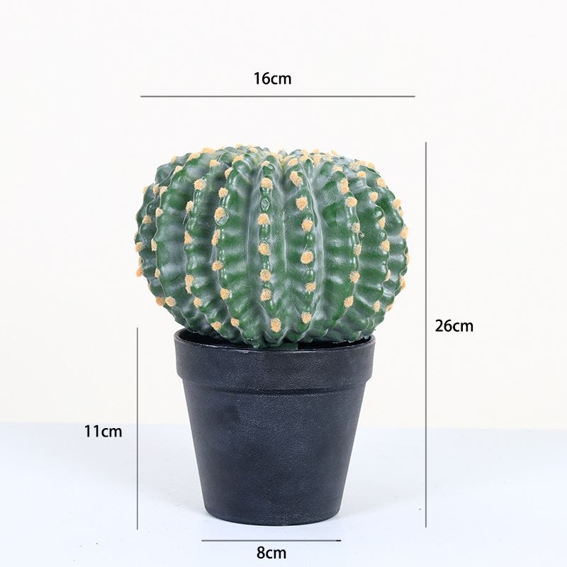 Artificial ball cactus bonsai