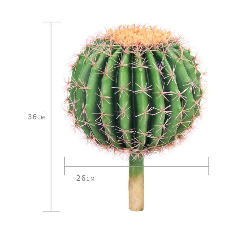Simulated spiky ball cactus