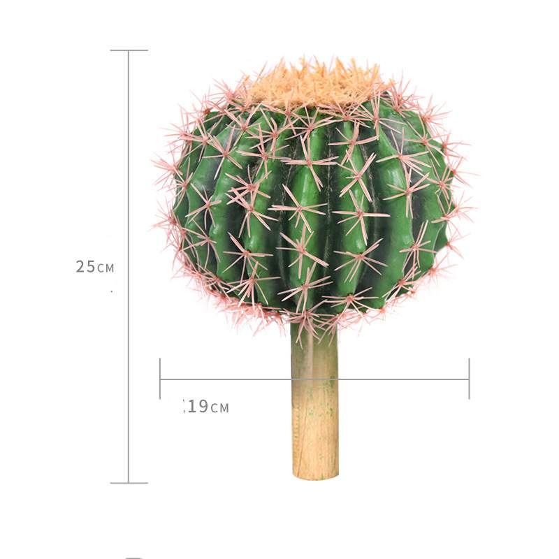 Simulated spiky ball cactus