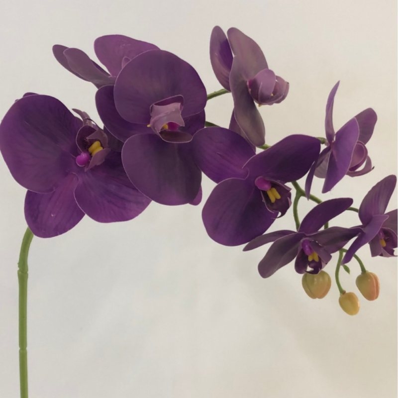 Artificial Phalaenopsis orchid with nine flowers