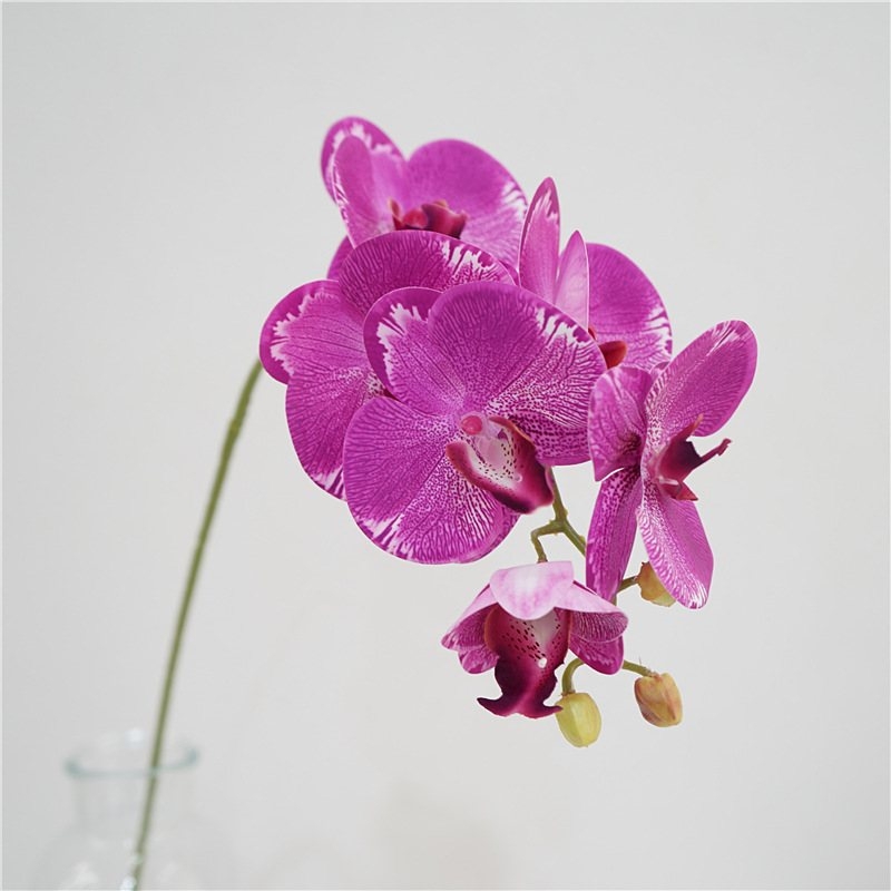 Artificial Phalaenopsis orchid with 6 flowers