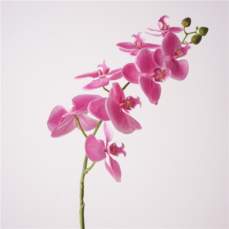 Artificial Phalaenopsis orchid with 8 flowers