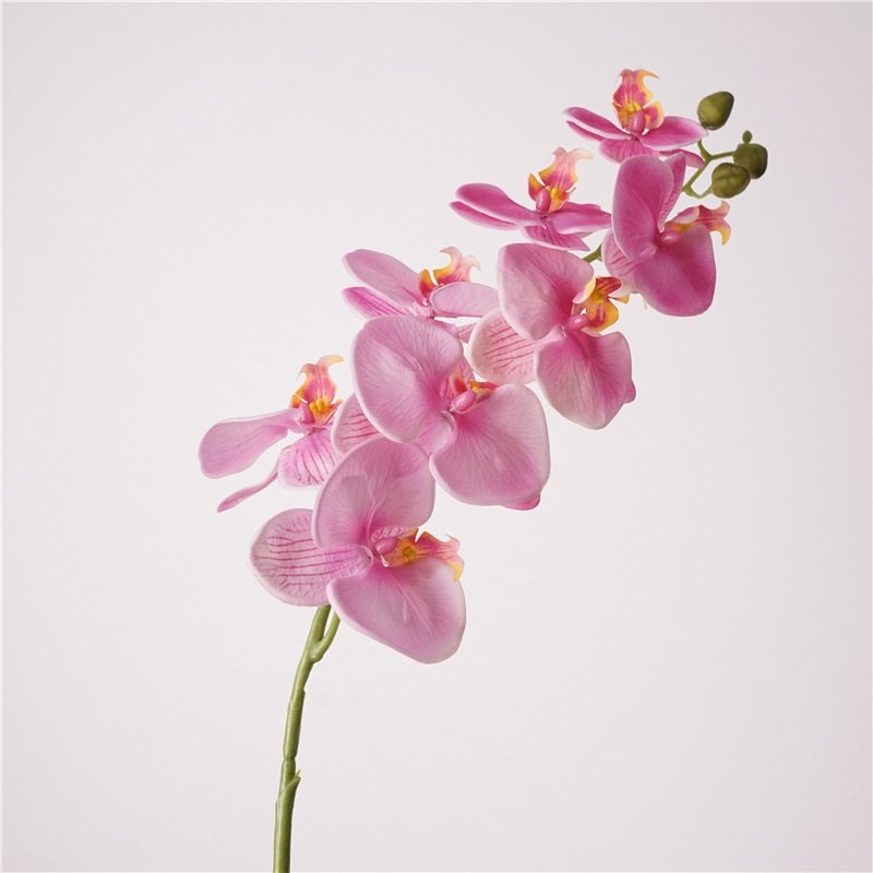 Artificial Phalaenopsis orchid with 8 flowers
