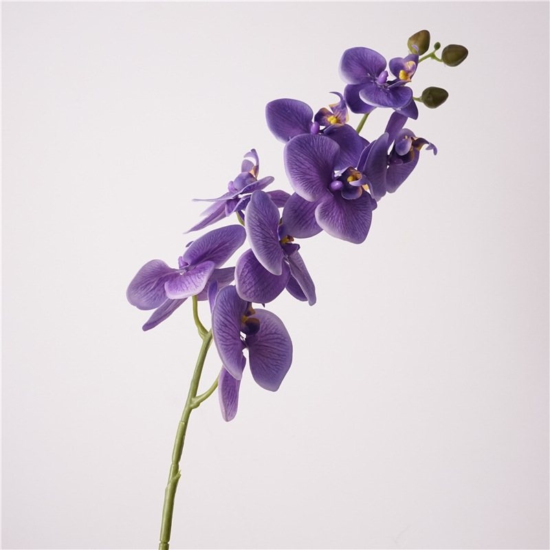 Artificial Phalaenopsis orchid with 8 flowers