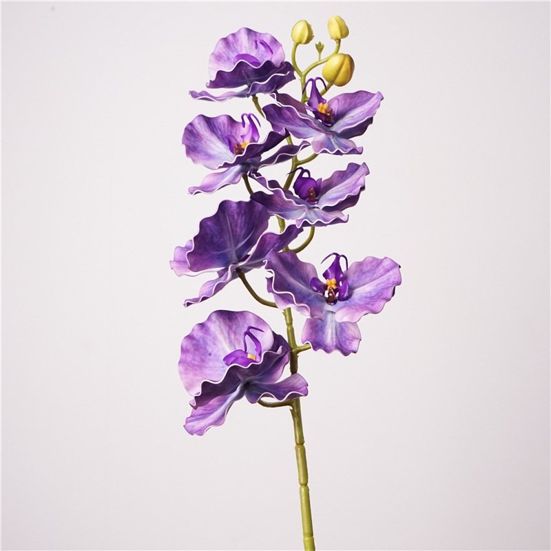 Curly-edged artificial Phalaenopsis orchid