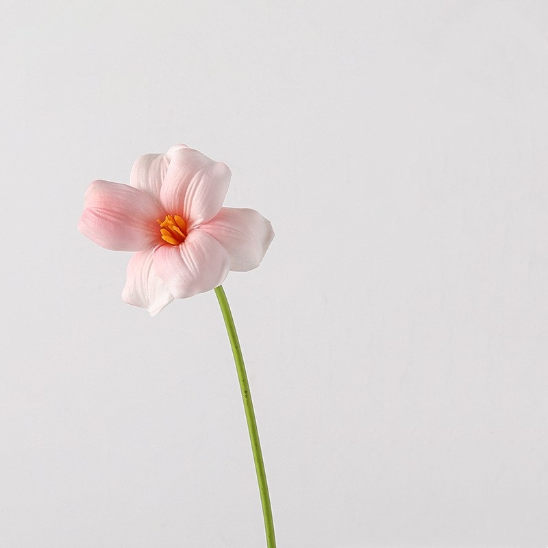 Smile-shaped artificial tulip