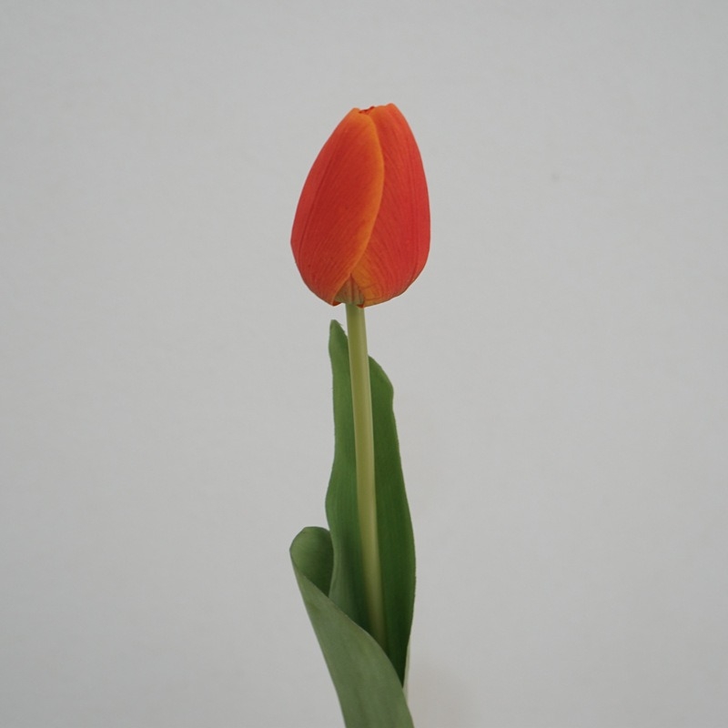 Lifelike fake tulips