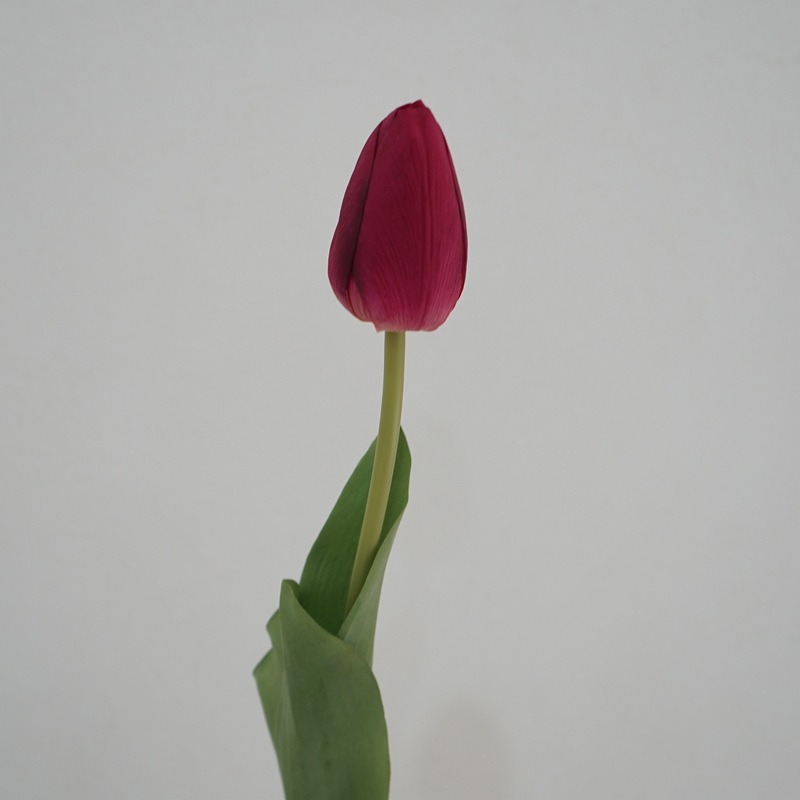 Lifelike fake tulips