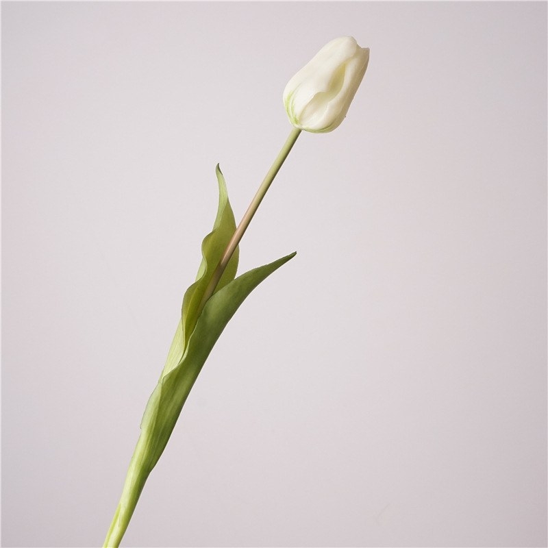 Simulated soft-touch silicone tulip
