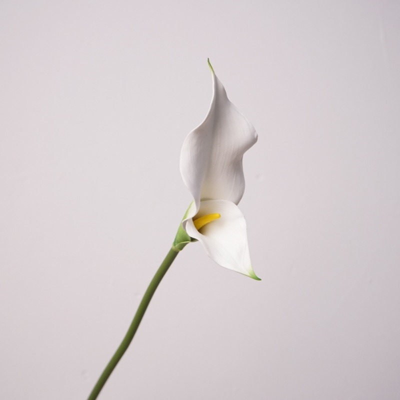 Artificial calla lilies with two flower heads