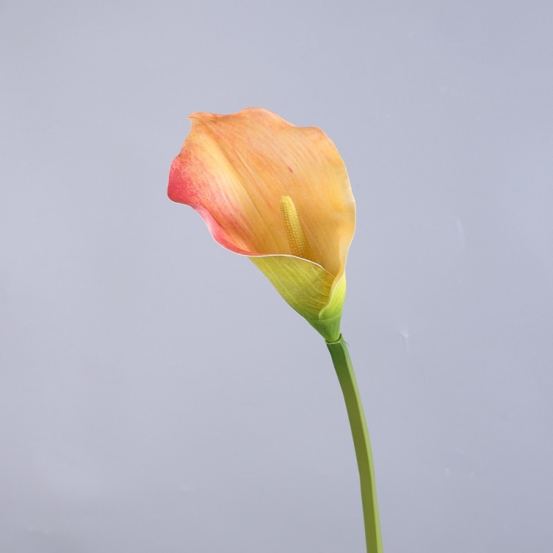 Simulated multi-colored calla lilies