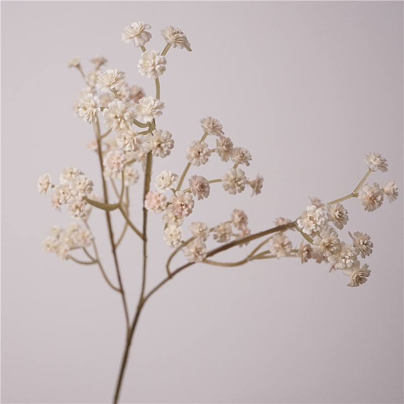 Simulated baby's breath in autumn colors