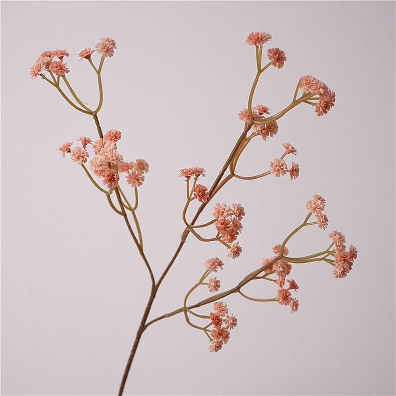 Simulated baby's breath in autumn colors