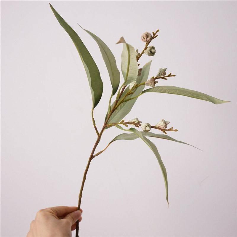 Simulated eucalyptus leaves with fruit