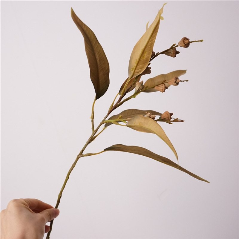 Simulated eucalyptus leaves with fruit
