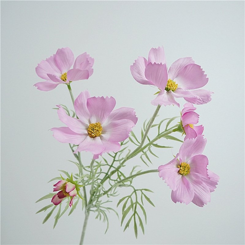 Artificial cosmos flowers