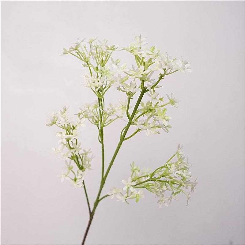 Simulated five-pointed star flower