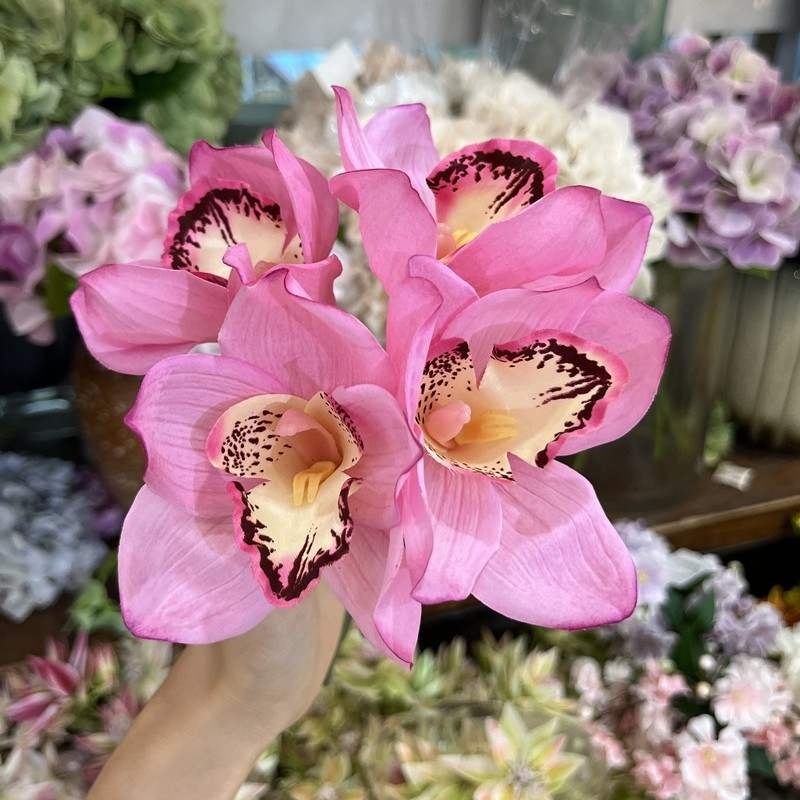 Artificial Cymbidium Orchid Bouquet