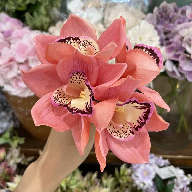 Artificial Cymbidium Orchid Bouquet