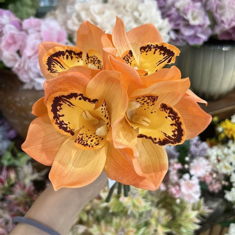 Artificial Cymbidium Orchid Bouquet