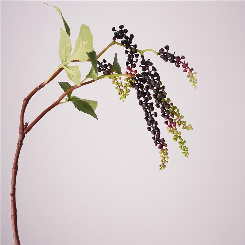 Artificial Pokeberry Branch