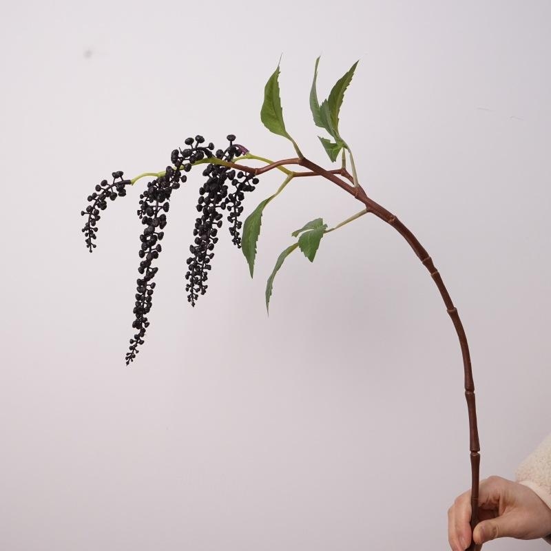 Artificial Pokeberry Branch