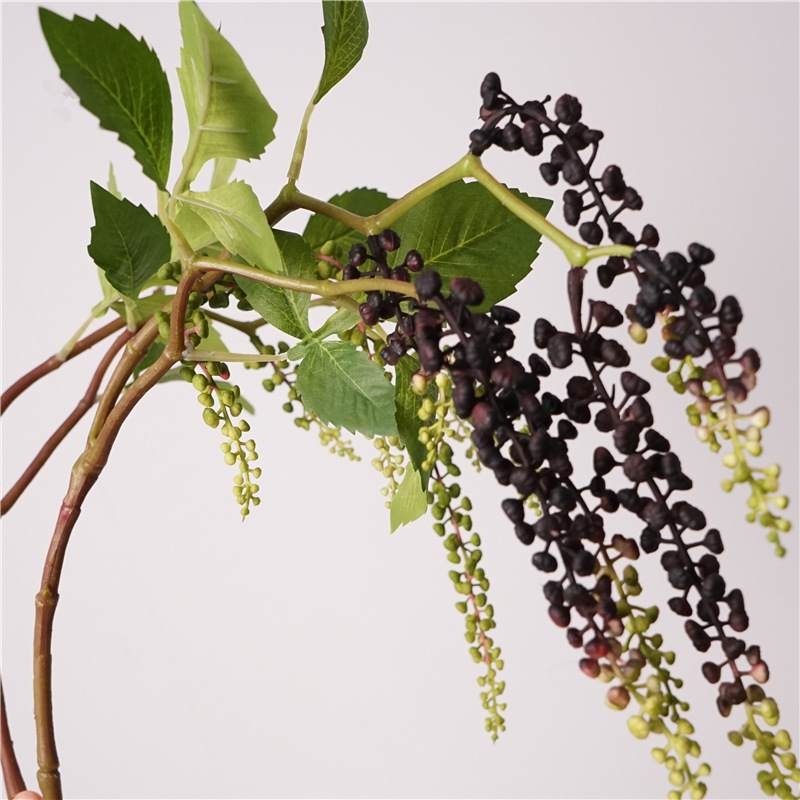 Artificial Pokeberry Branch