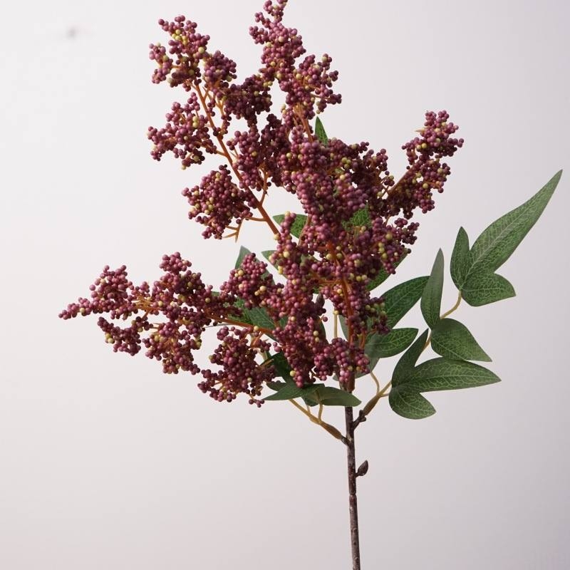 Simulated nandina berry branches