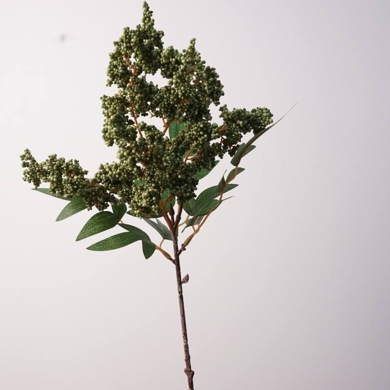 Simulated nandina berry branches